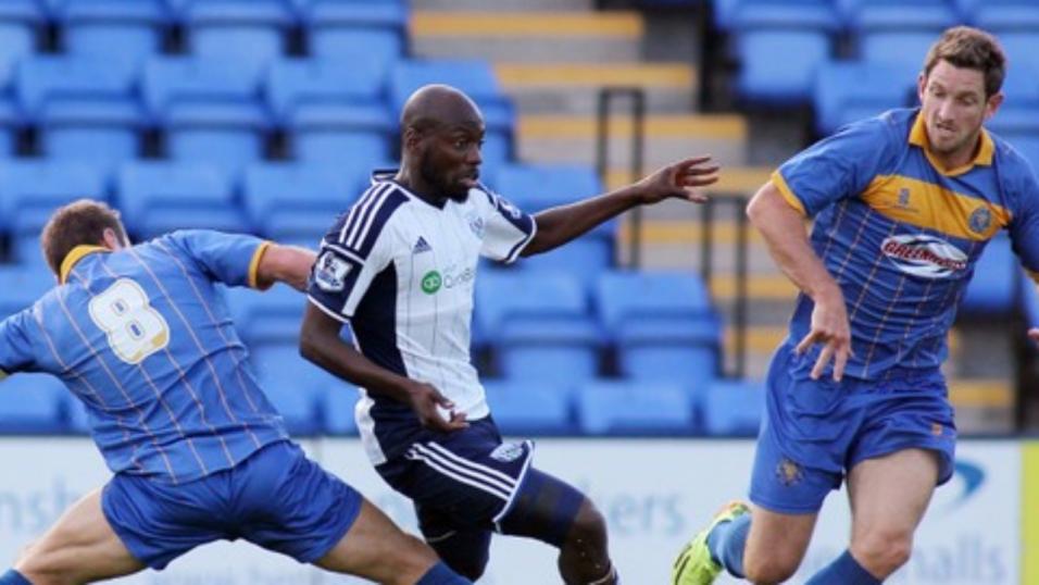 Shrewsbury Town players